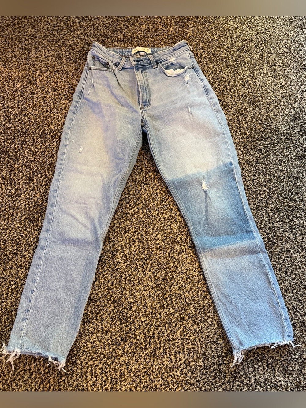EUC Abercrombie & Fitch Jeans, The Mom High Rise, Curve Love, size 25/0r